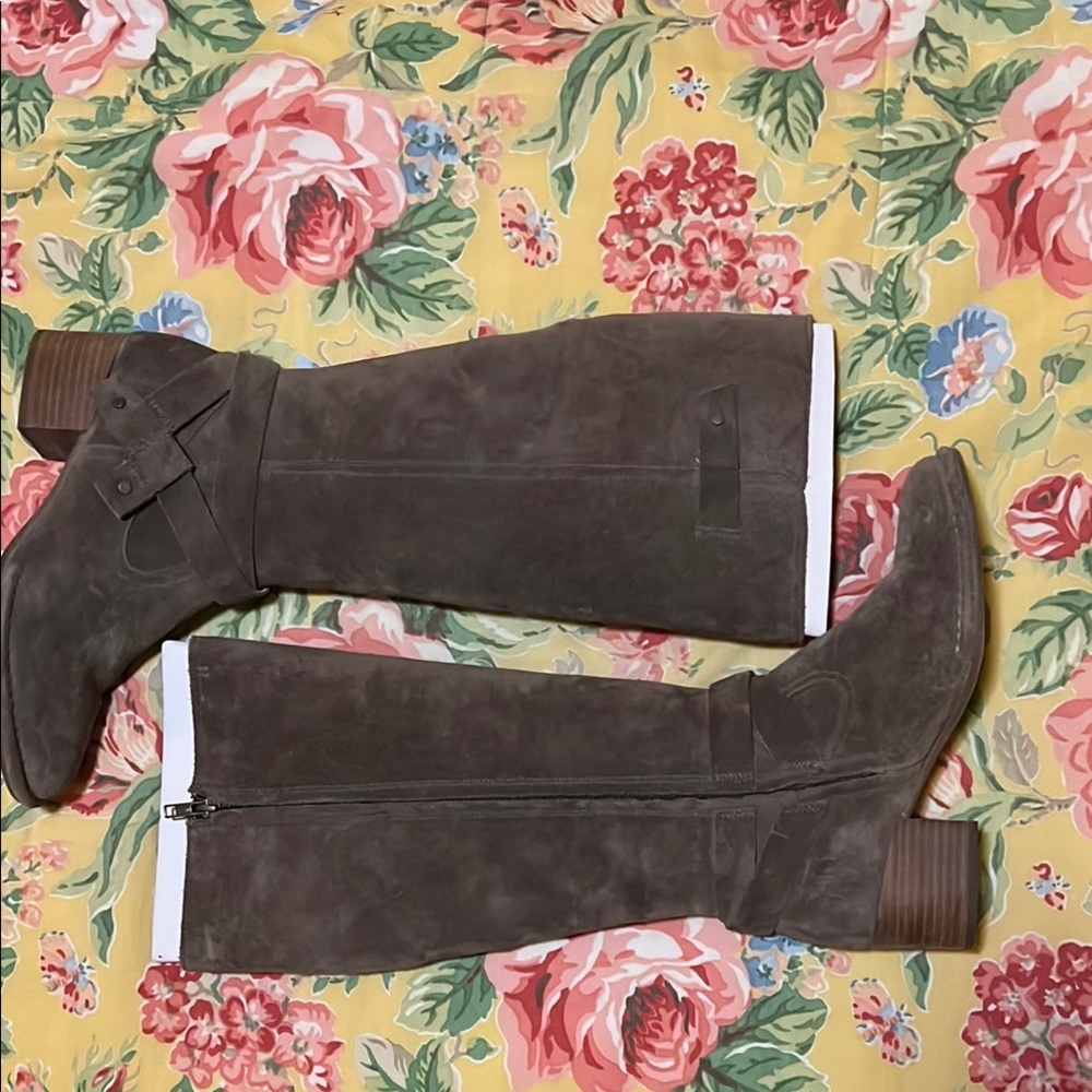 UGG Brown Over the Knee Boots Suede Pull-On